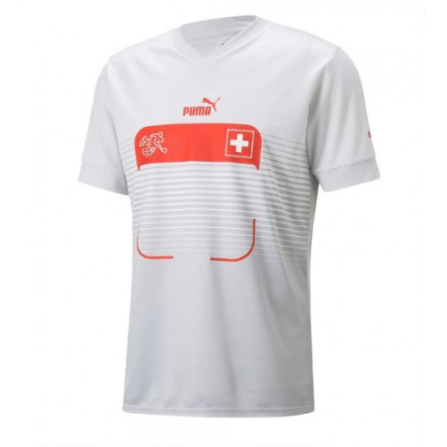 Pánský Fotbalový dres Švýcarsko MS 2022 Venkovní Krátký Rukáv